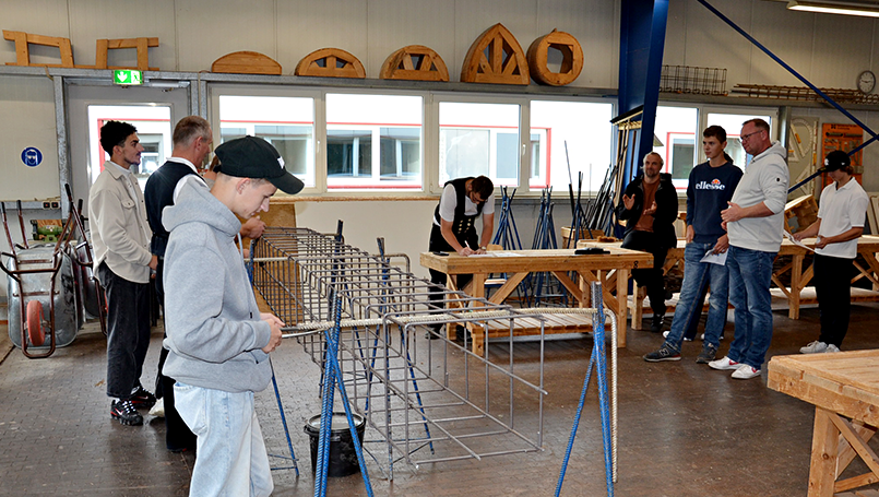 Werkstattrallye – Bewehrung flechten