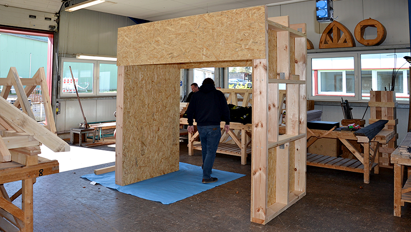 Die Übungskonstruktionen sind bereit für die Schulung