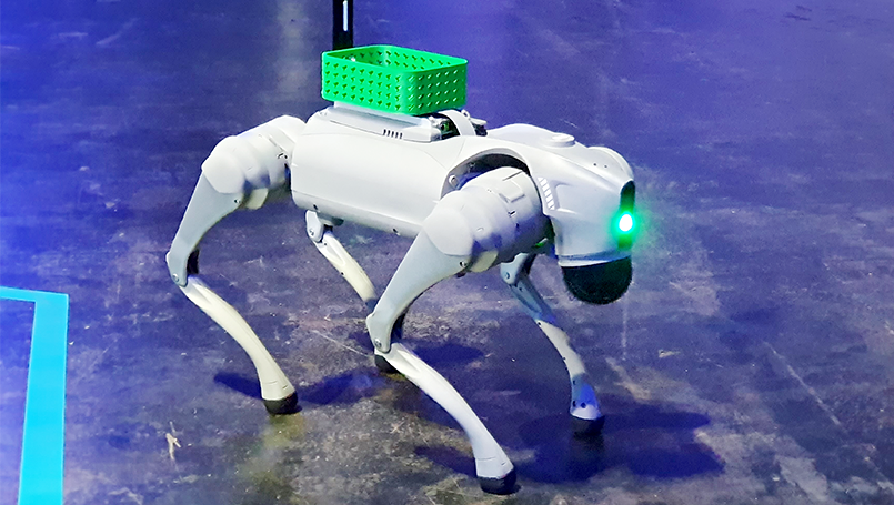 BAUCampus-MV auf der NØRD 2026 – KI-Roboterhund