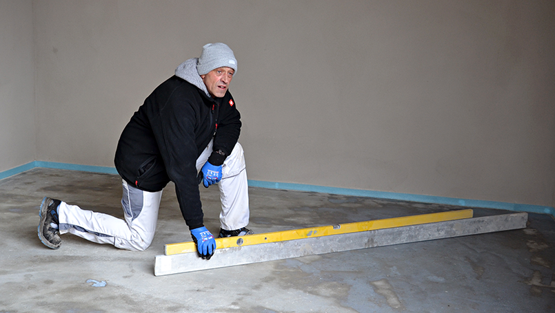 Bodenausgleich mit der INOTEC GmbH und Sievert Bau­stoffe SE & Co. KG