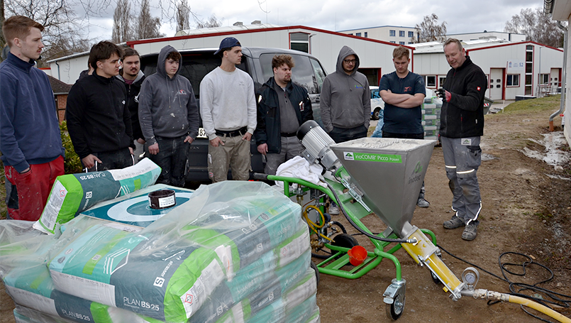 Bodenausgleich mit der INOTEC GmbH und Sievert Bau­stoffe SE & Co. KG