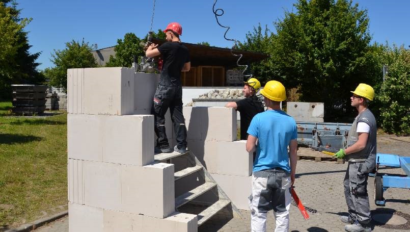 Ausbildung am Versetzkran