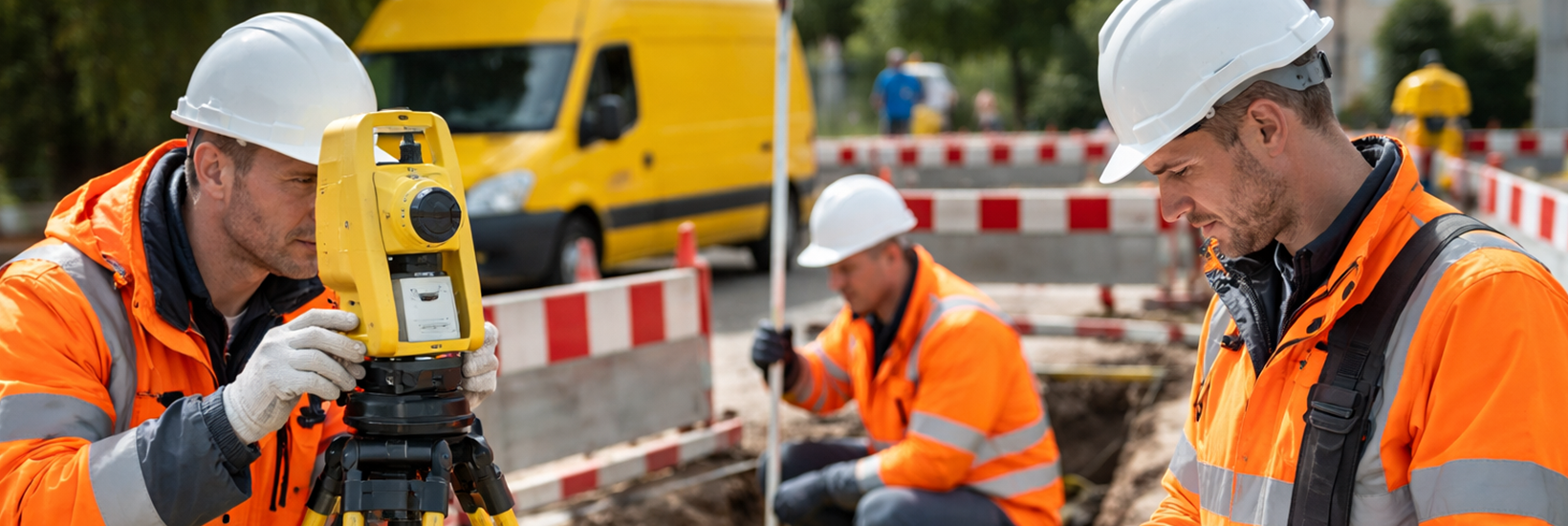 Einfache vermessungstechnische Arbeiten an Versorgungsnetzen gemäß DVGW GW 128